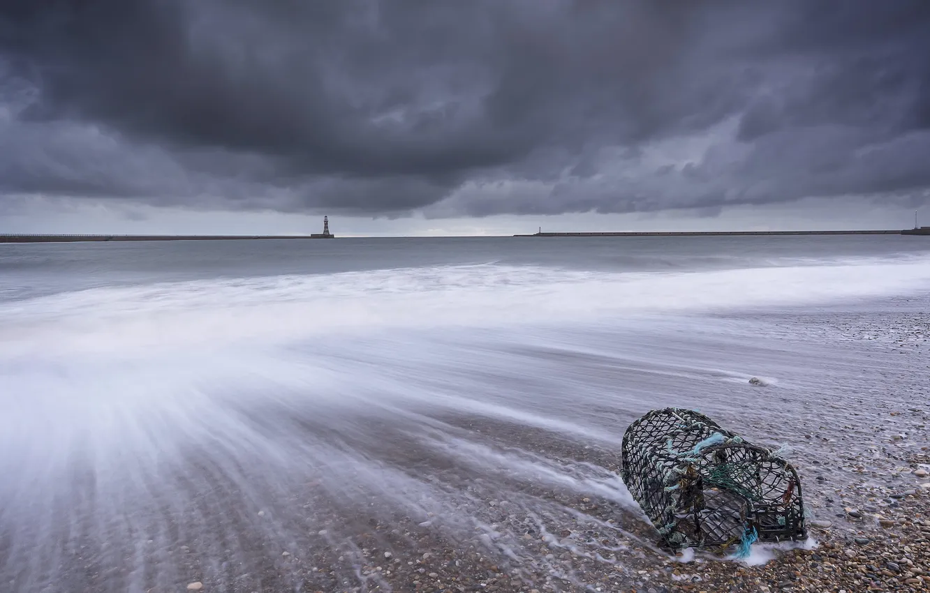 Photo wallpaper sea, the sky, shore