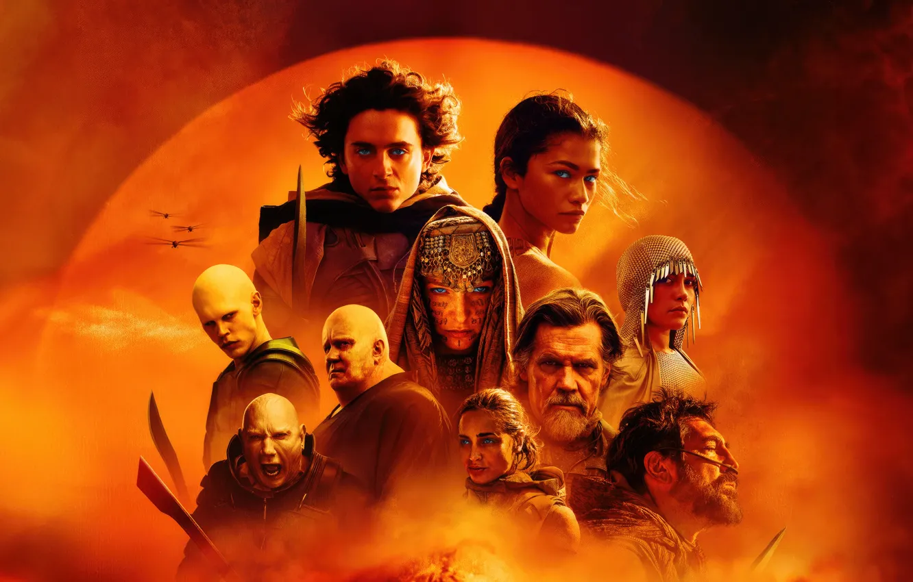 Photo wallpaper movie, dune, part two