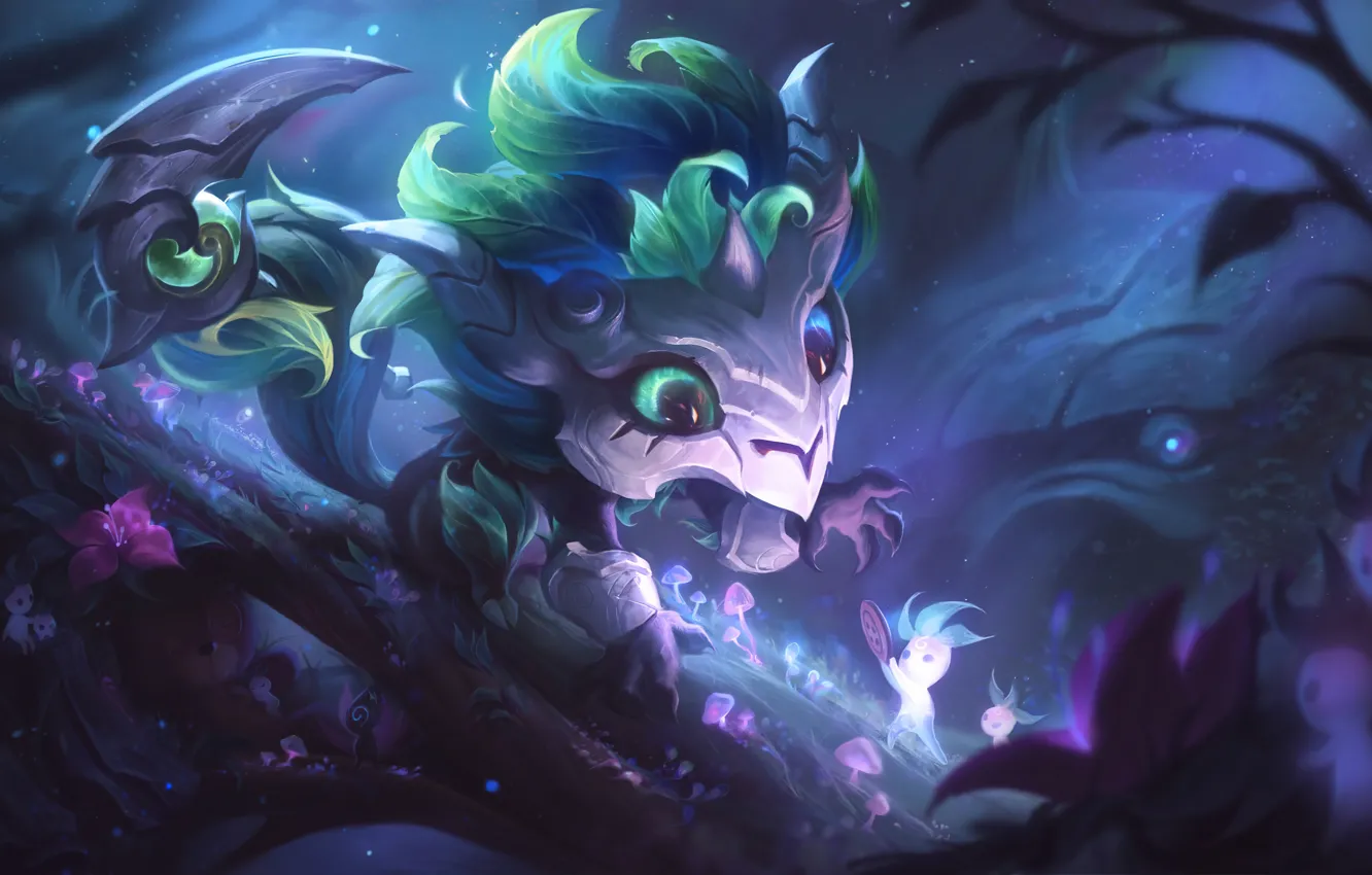 Photo wallpaper art, League of Legends, LoL, skin, Gnar, Elderwood, Elderwood Gnar
