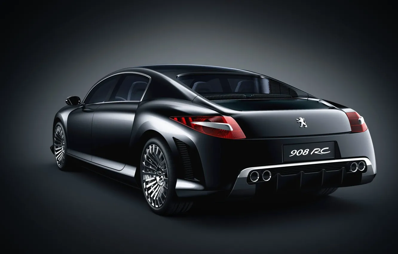 Photo wallpaper machine, the concept, peugeot-908