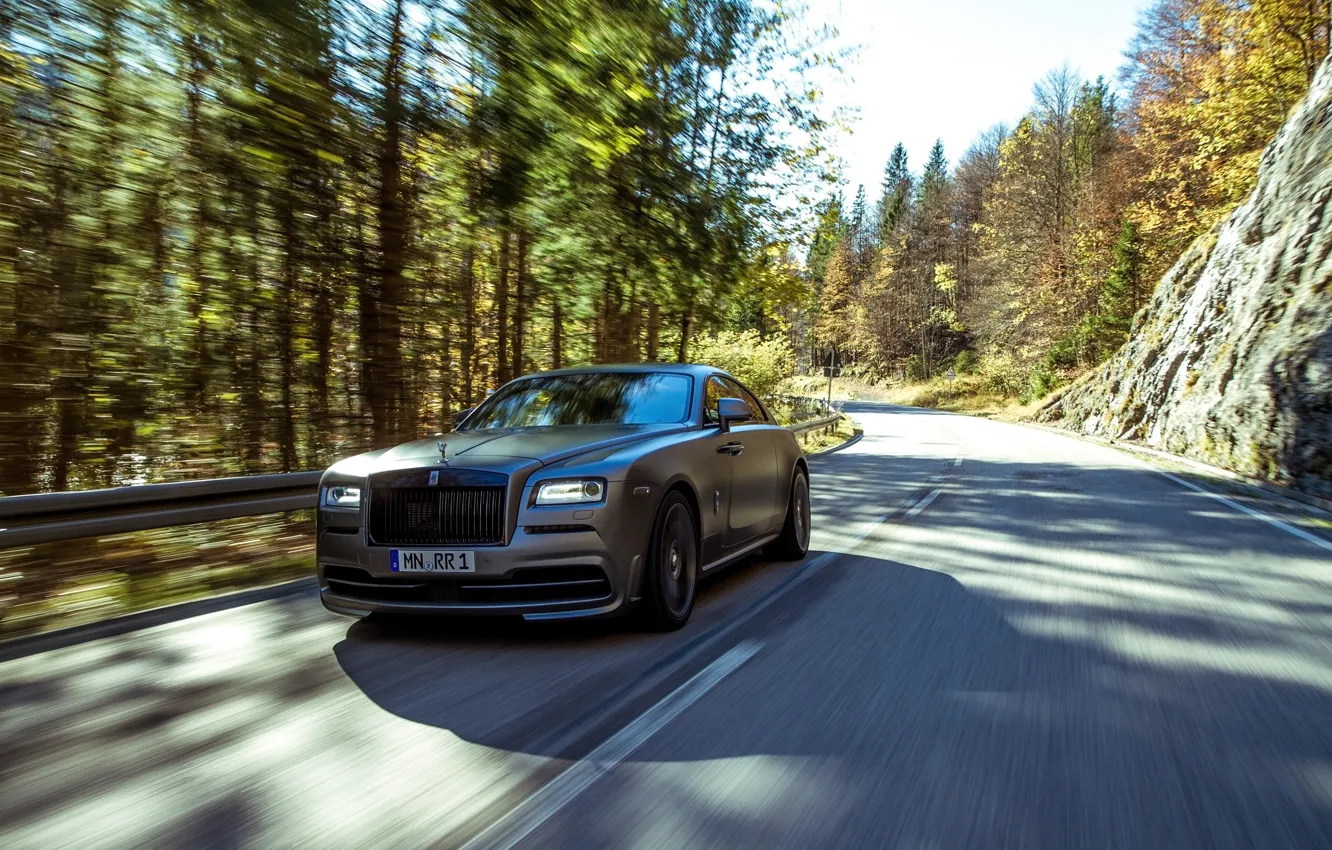 Photo wallpaper tuning, Rolls Royce, in motion, rolls Royce, Wraith, Spofec