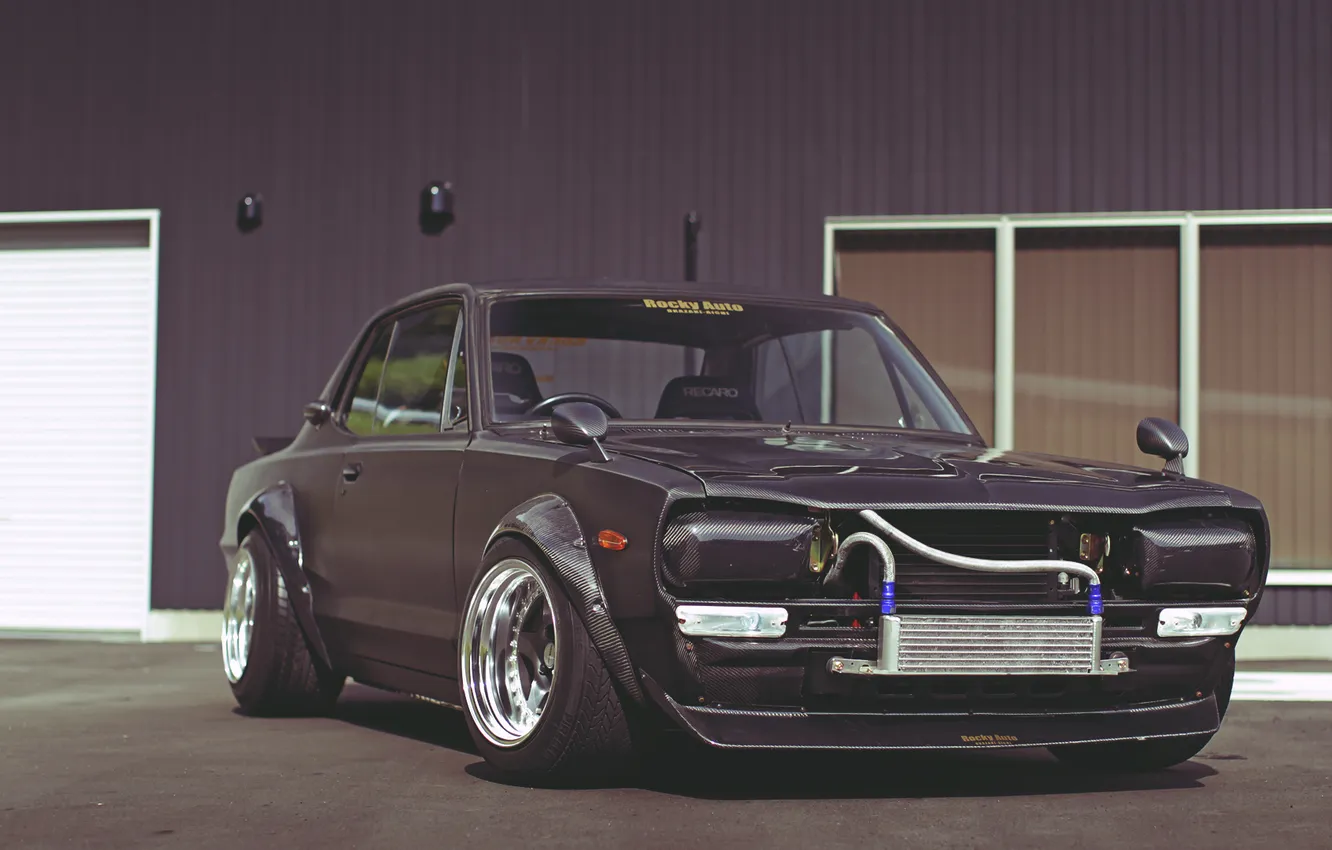 Photo wallpaper Nissan, carbon, skyline, Nissan, carbon, skyline