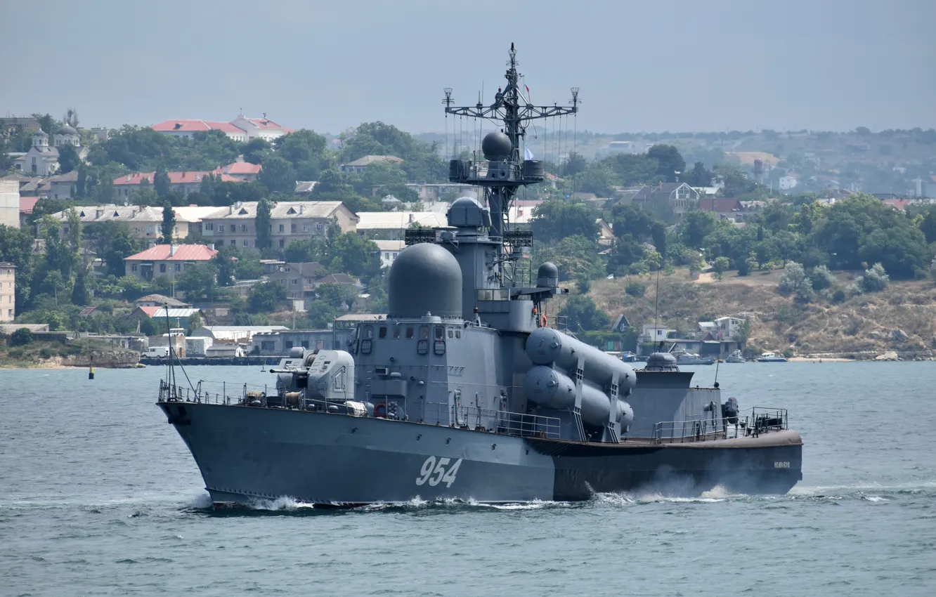 Photo wallpaper boat, rocket, Sevastopol, Ivanovets