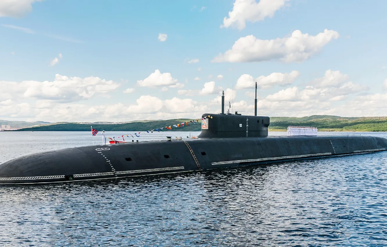 Photo wallpaper cruiser, underwater, atomic, Prince Vladimir