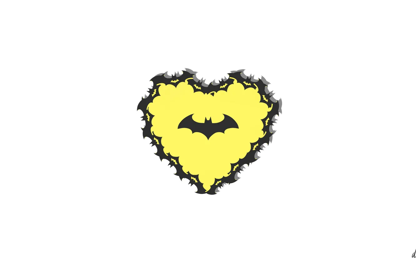 Photo wallpaper figure, minimalism, mouse, art, Batman