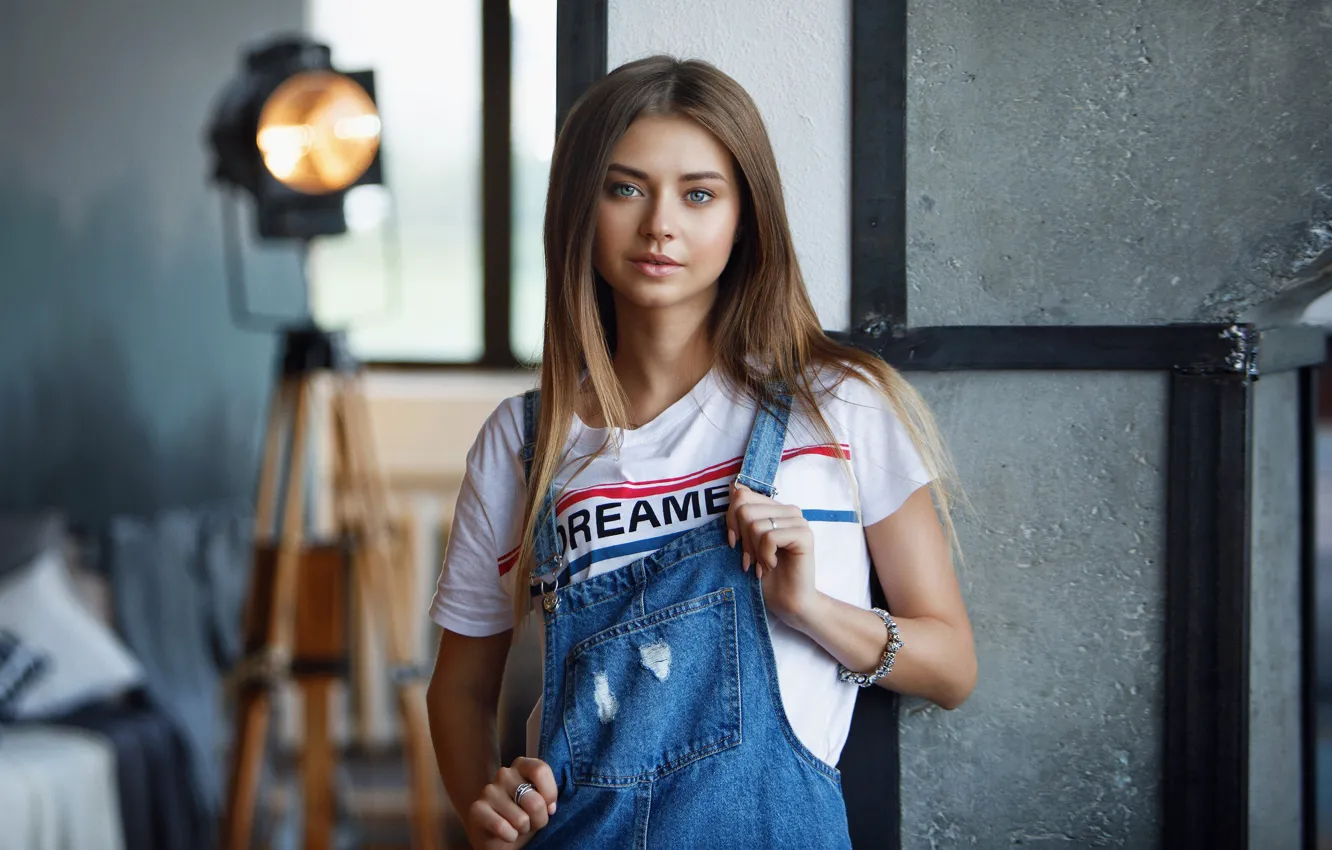 Photo wallpaper look, girl, hair, bracelet, beautiful, Pauline Kostiuk, Sergey Potulny