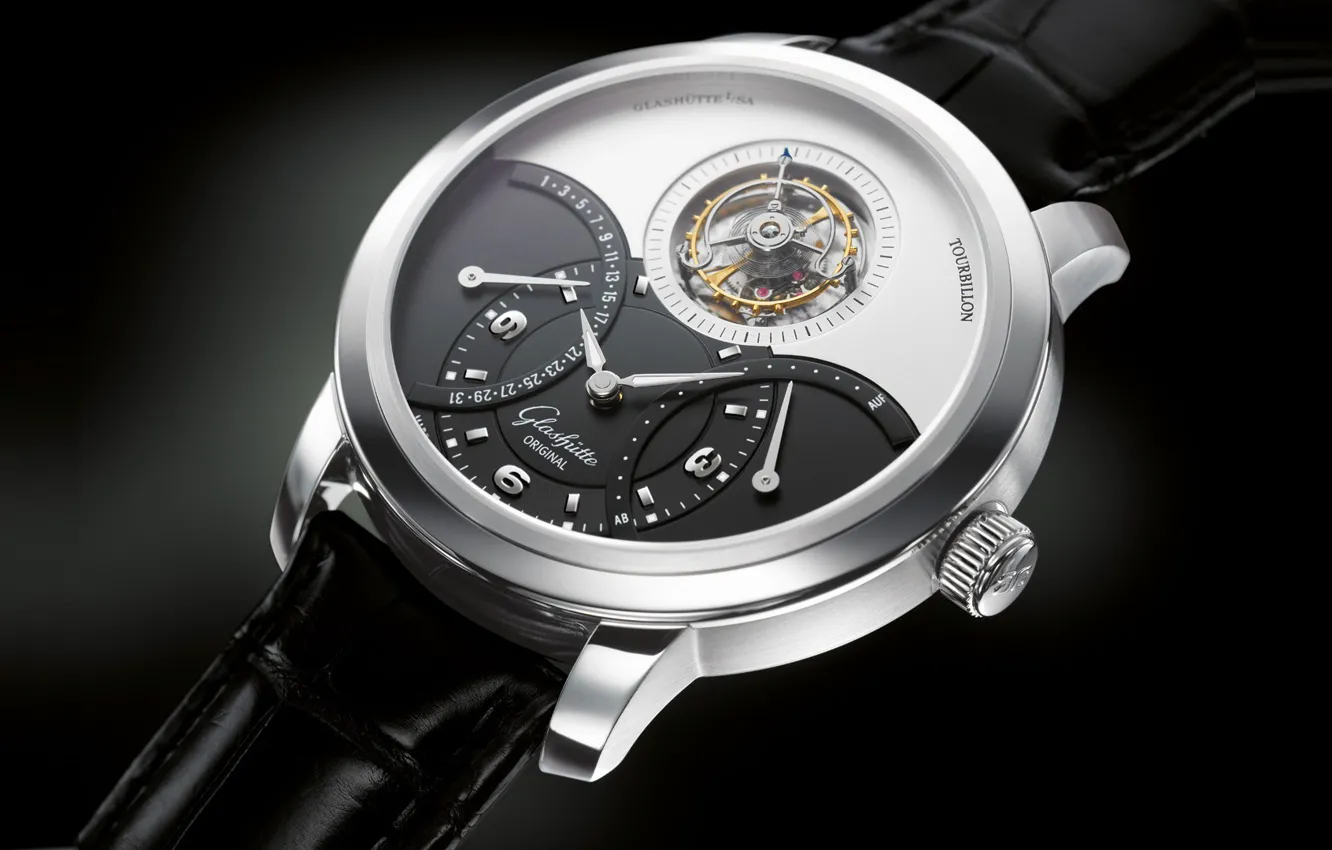 Photo wallpaper macro, style, arrows, watch, technique