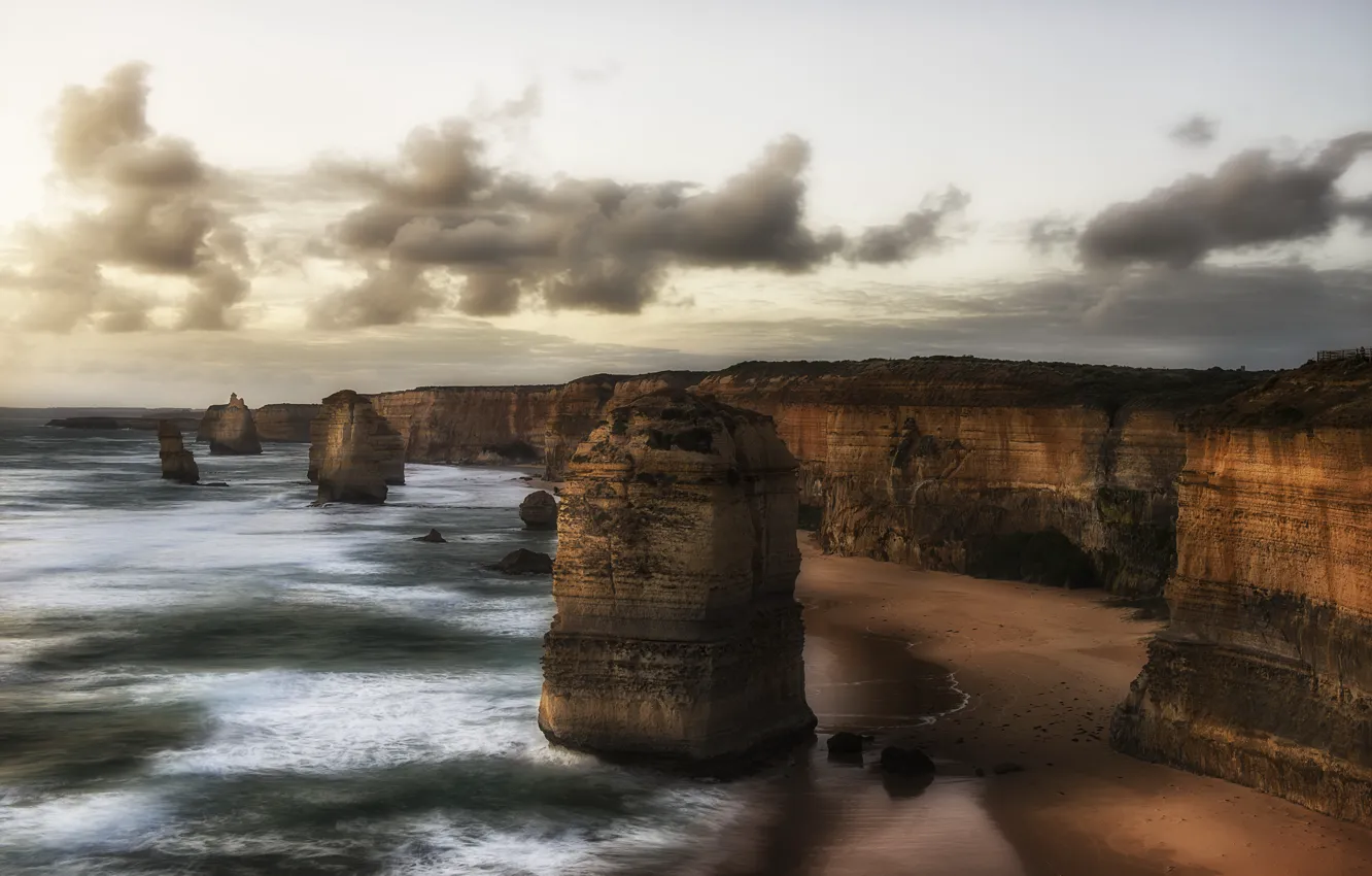 Photo wallpaper sea, rocks, shore
