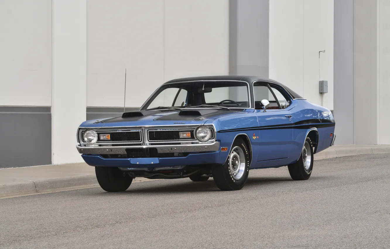 Wallpaper Muscle, Dodge, Car, Classic, Blue, Old, Demon, Dodge Demon ...