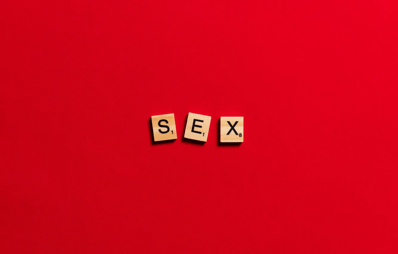 Photo wallpaper sex, letters, Scrabble