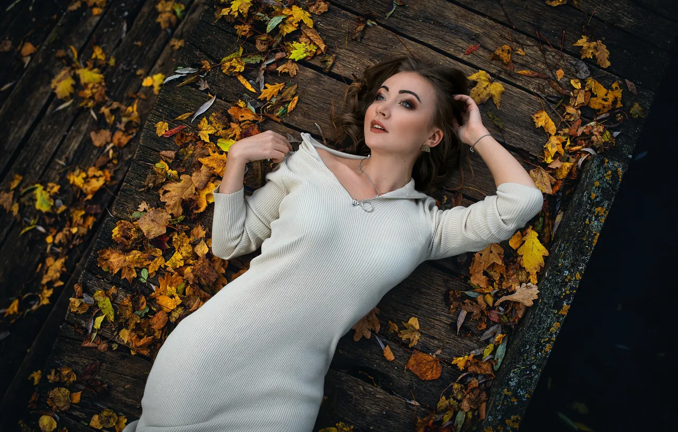 Photo wallpaper girl, sexy, Wallpaper, sweetheart, model, bright, makeup, slim