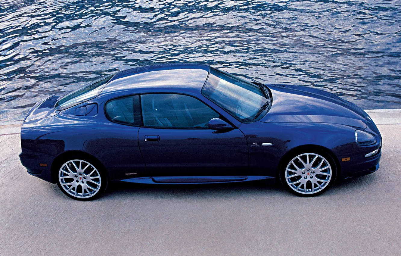 Photo wallpaper Maserati, blue, gransport