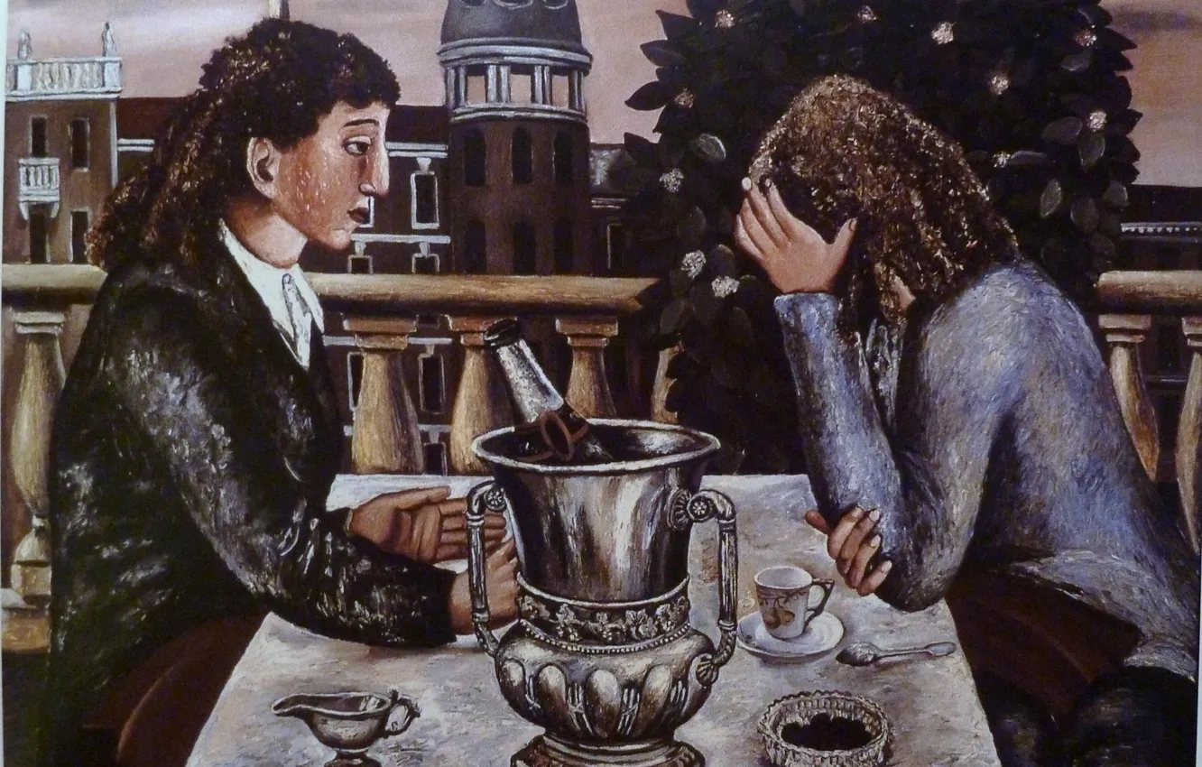 Photo wallpaper New York, 1990, dinner, carnivalism, Nesterova N. And, Museum Solomon R. Guggenheim