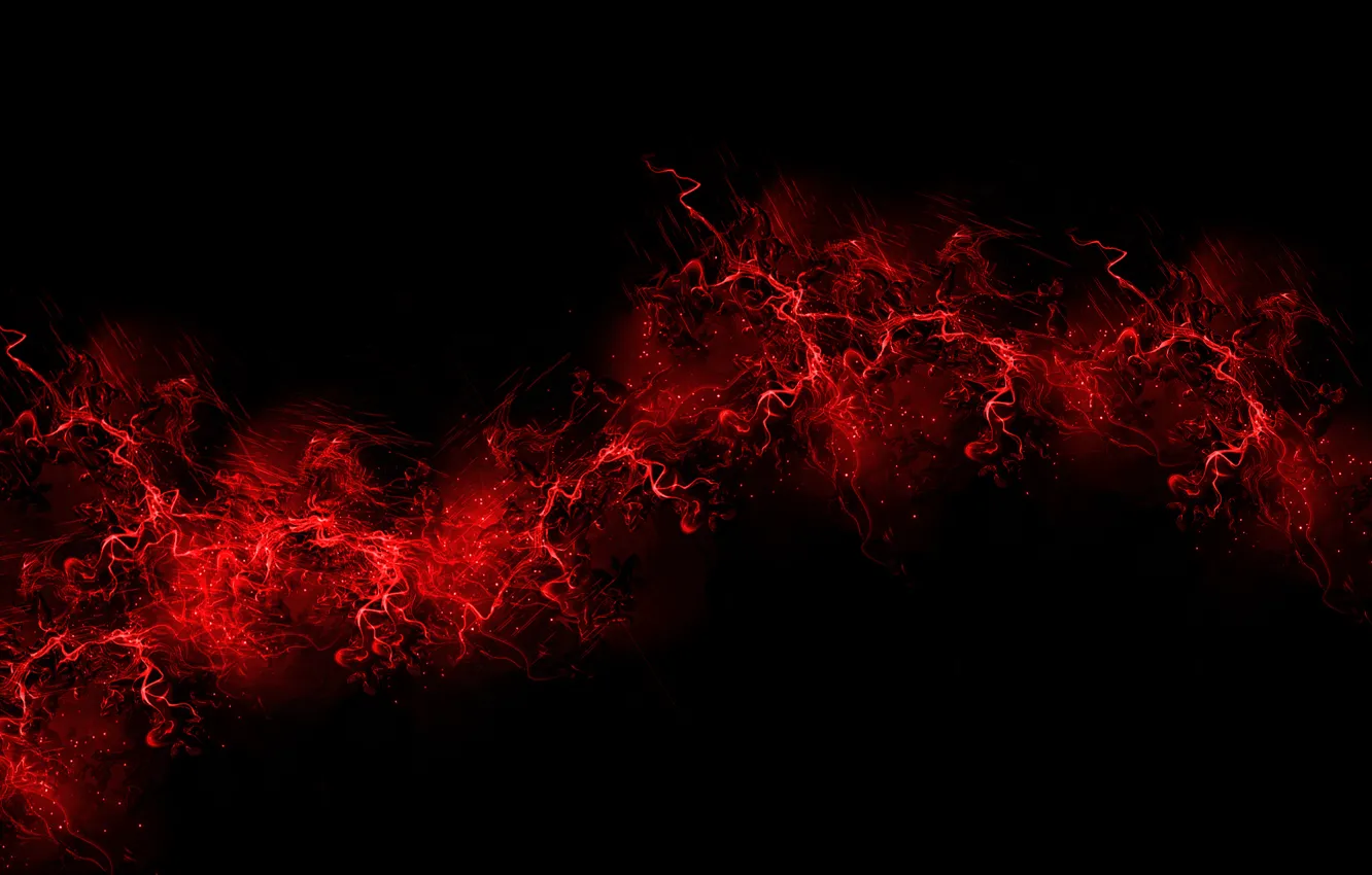 Photo wallpaper the explosion, red, paint, color, splash, red, black background, black
