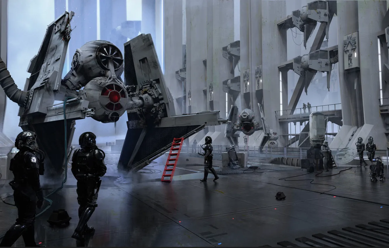 Photo wallpaper Playground, aircraft, service, ILM Art Department Challenge, The Ride