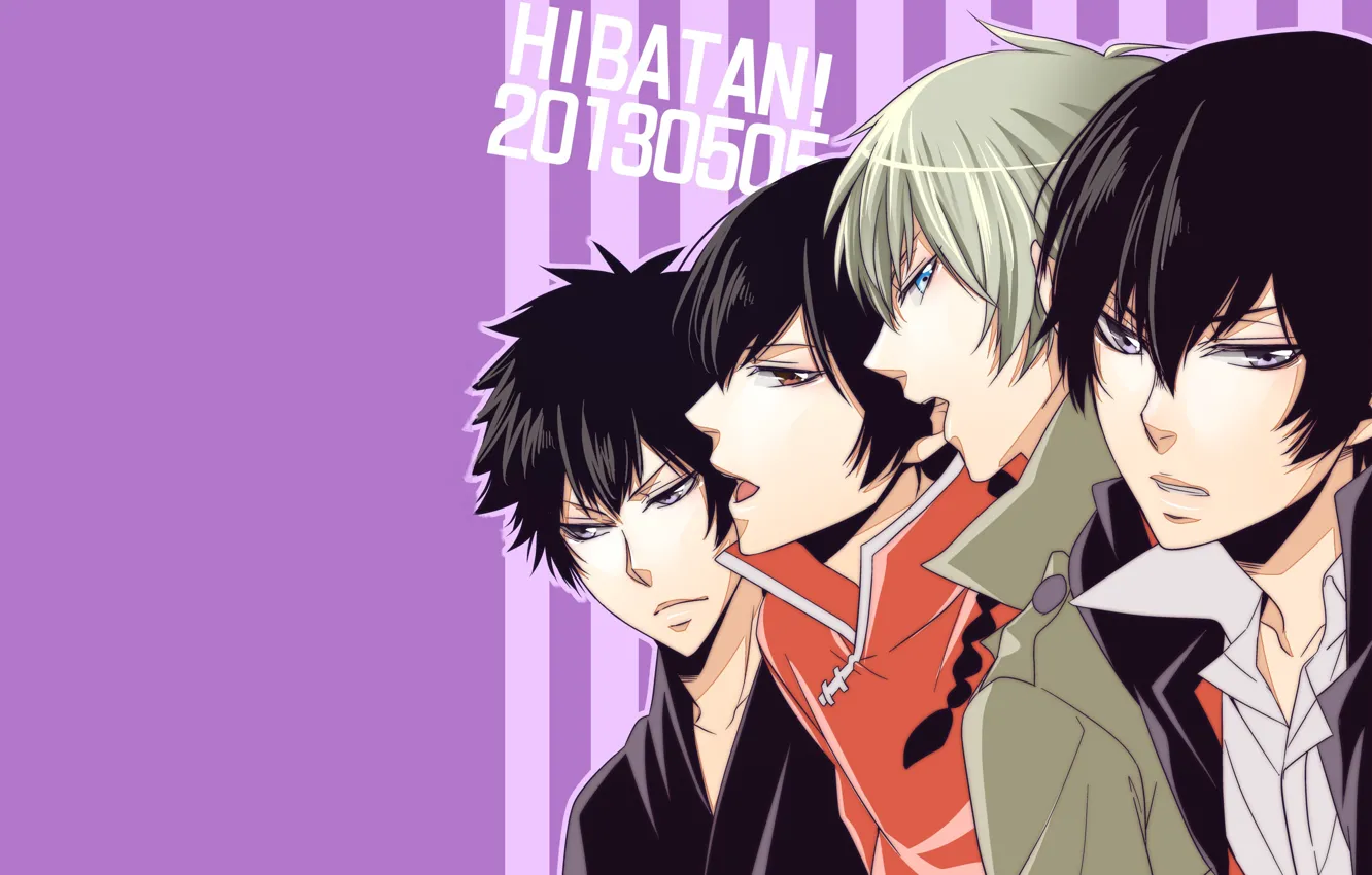 Photo wallpaper strip, background, guy, katekyo Hitman reborn, Teacher mafia Reborn