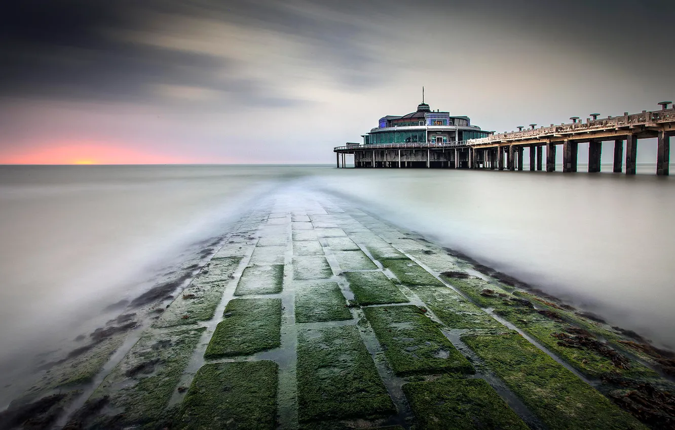 Photo wallpaper pierce, Belgium, West-Flanders, Blankenberge, Blankenberge
