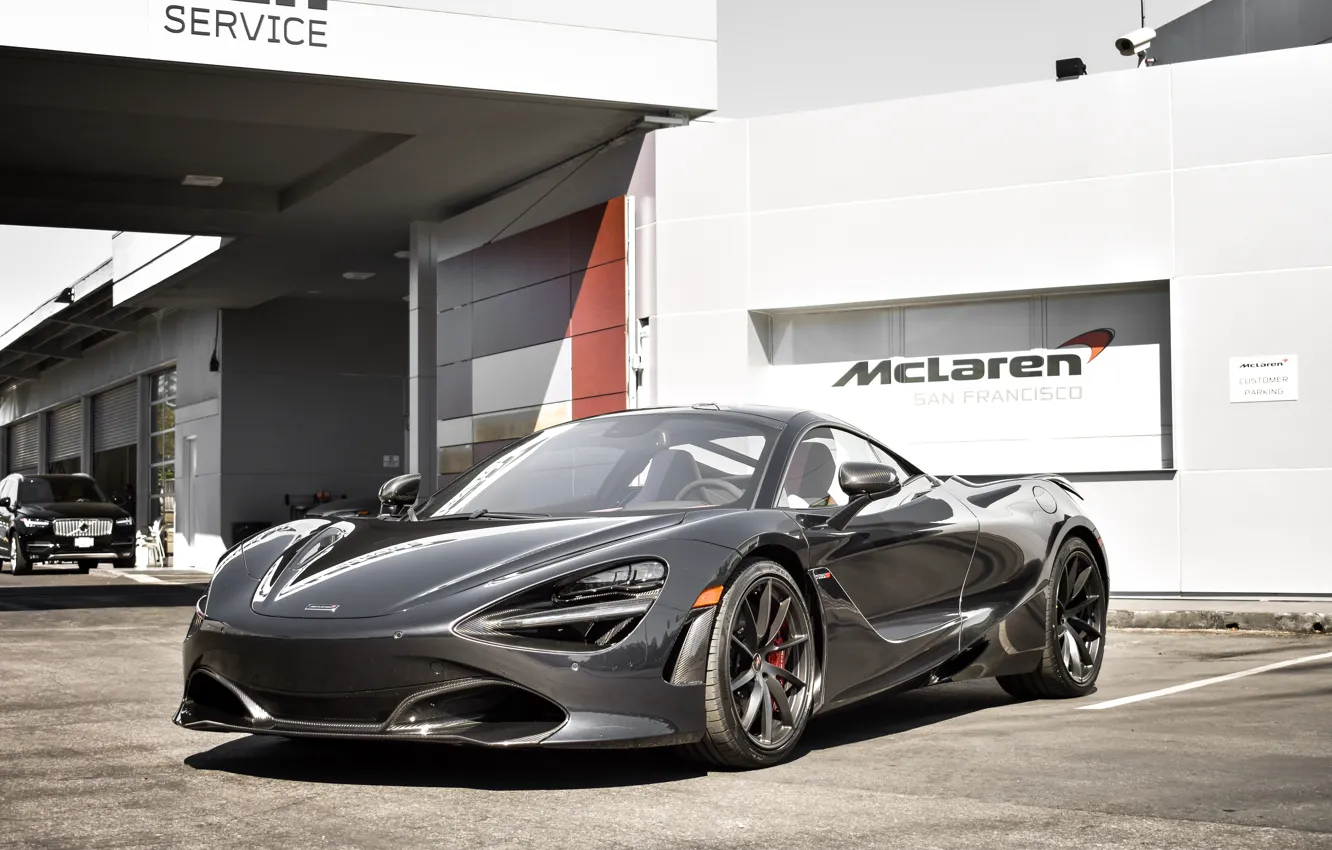 Photo wallpaper McLaren, Black, Zenith, 720S