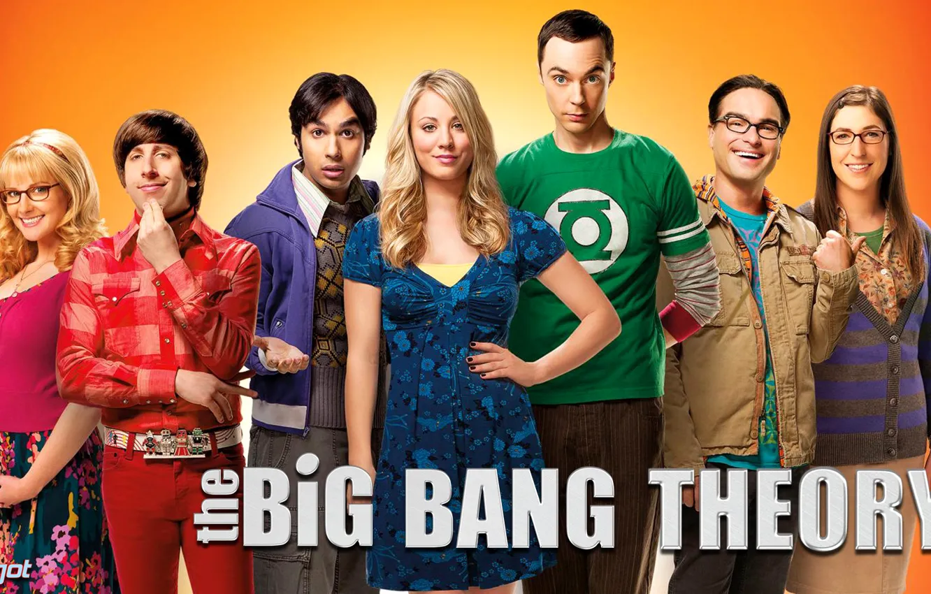 Photo wallpaper the series, the big Bang theory, actors, The Big Bang Theory, sitcom