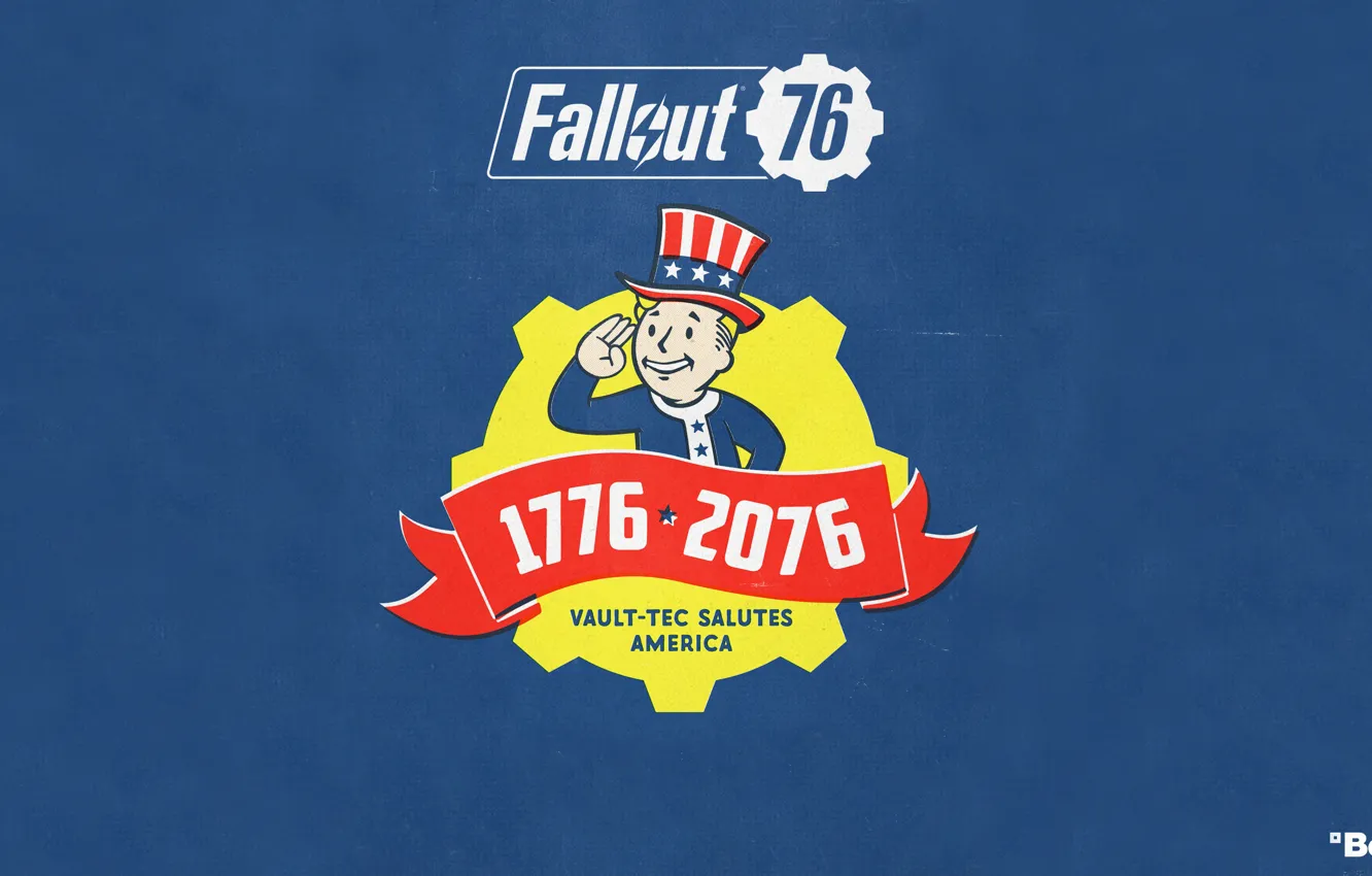 Photo wallpaper Fallout, Bethesda Softworks, Bethesda, Bethesda Game Studios, Vault Boy, Vault-Tec, Vault Boy, Bethesda