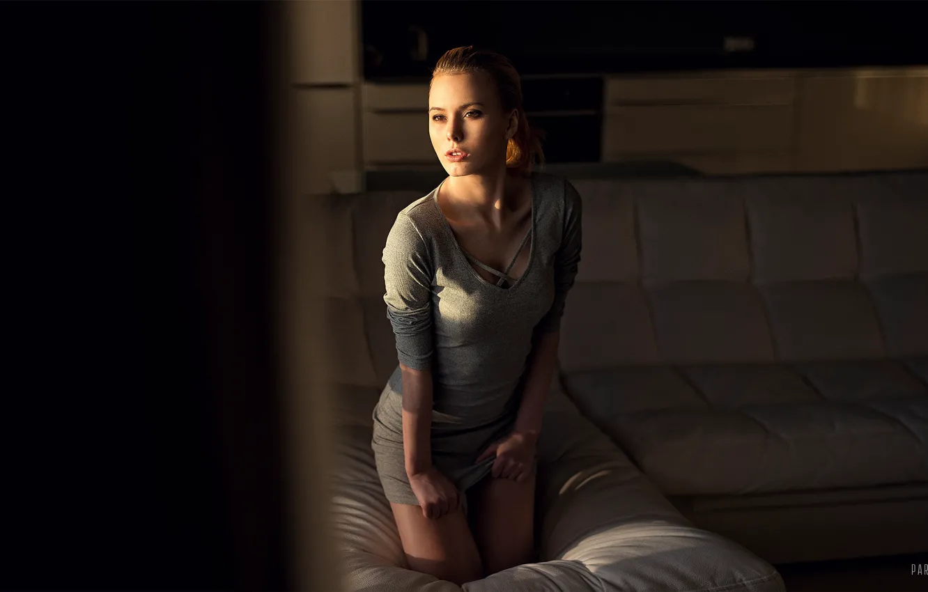 Photo wallpaper girl, dress, model, lovely, cute