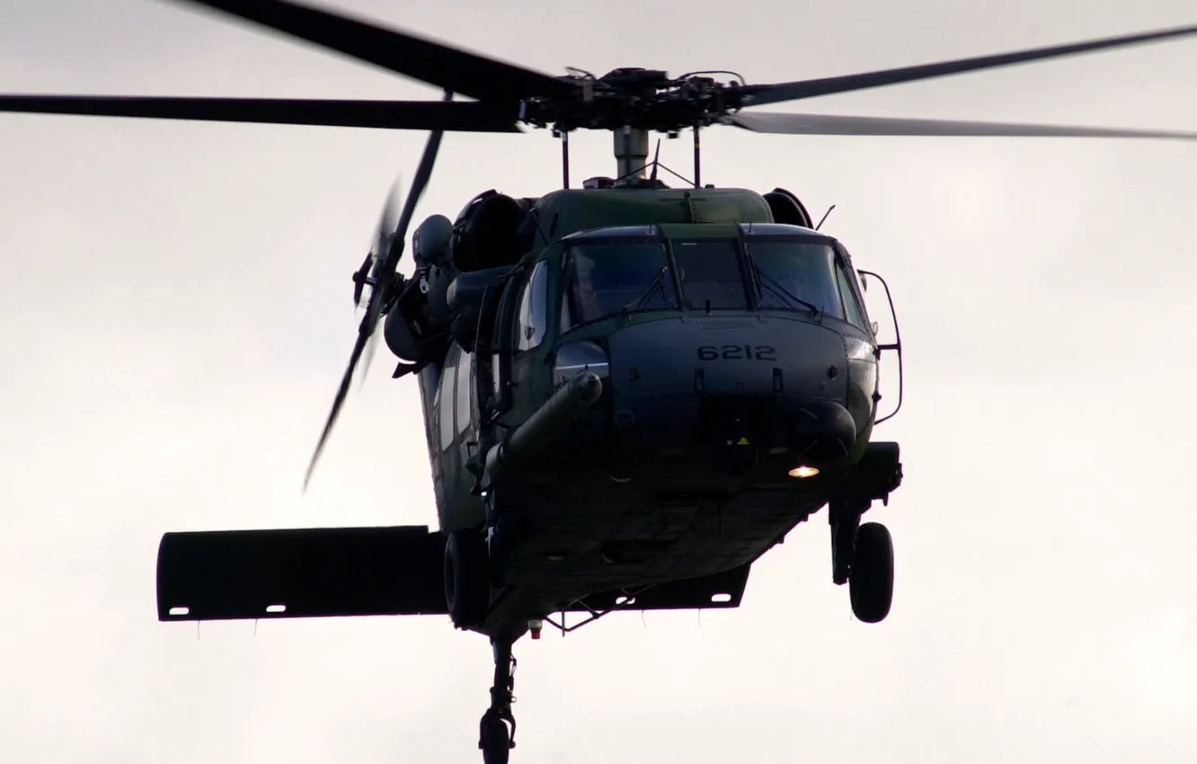 Photo wallpaper helicopter, American, multipurpose, HH-60G, Pave Hawk