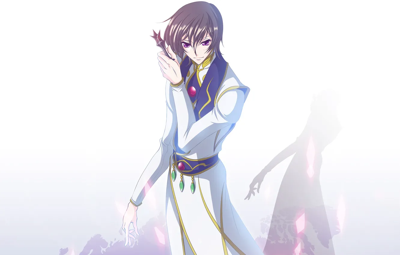 Photo wallpaper look, anime, art, guy, code geass