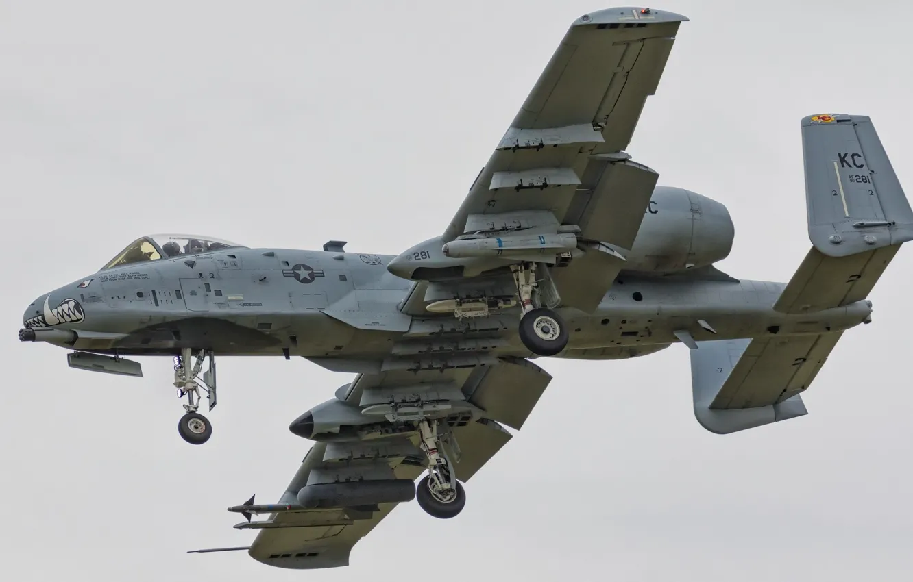 Photo wallpaper the sky, weapons, flight, A-10C Thunderbolt II