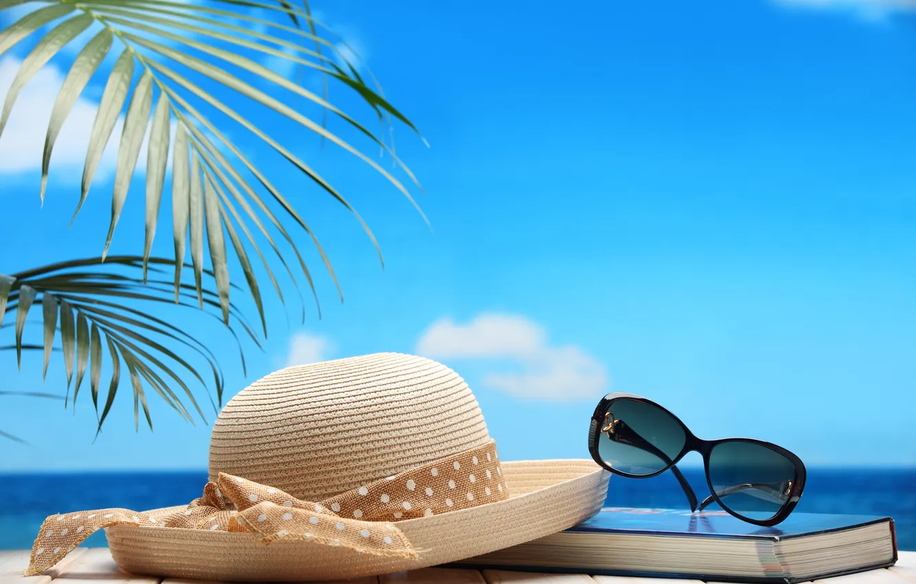 Photo wallpaper sea, summer, the sky, clouds, nature