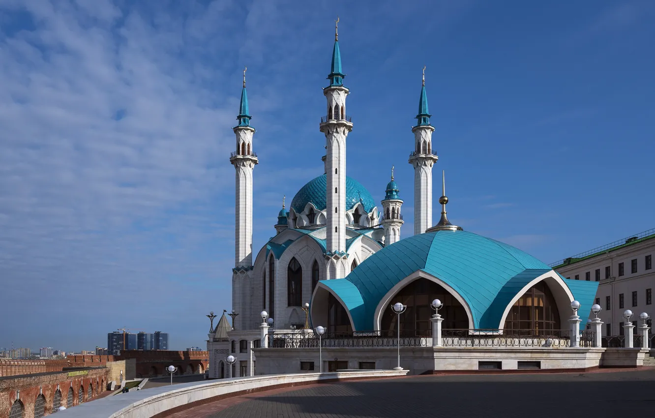 Photo wallpaper the city, mosque, Kazan, Kul-Sharif