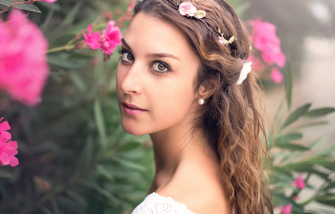 Photo wallpaper portrait, the beauty, Melanie Coer