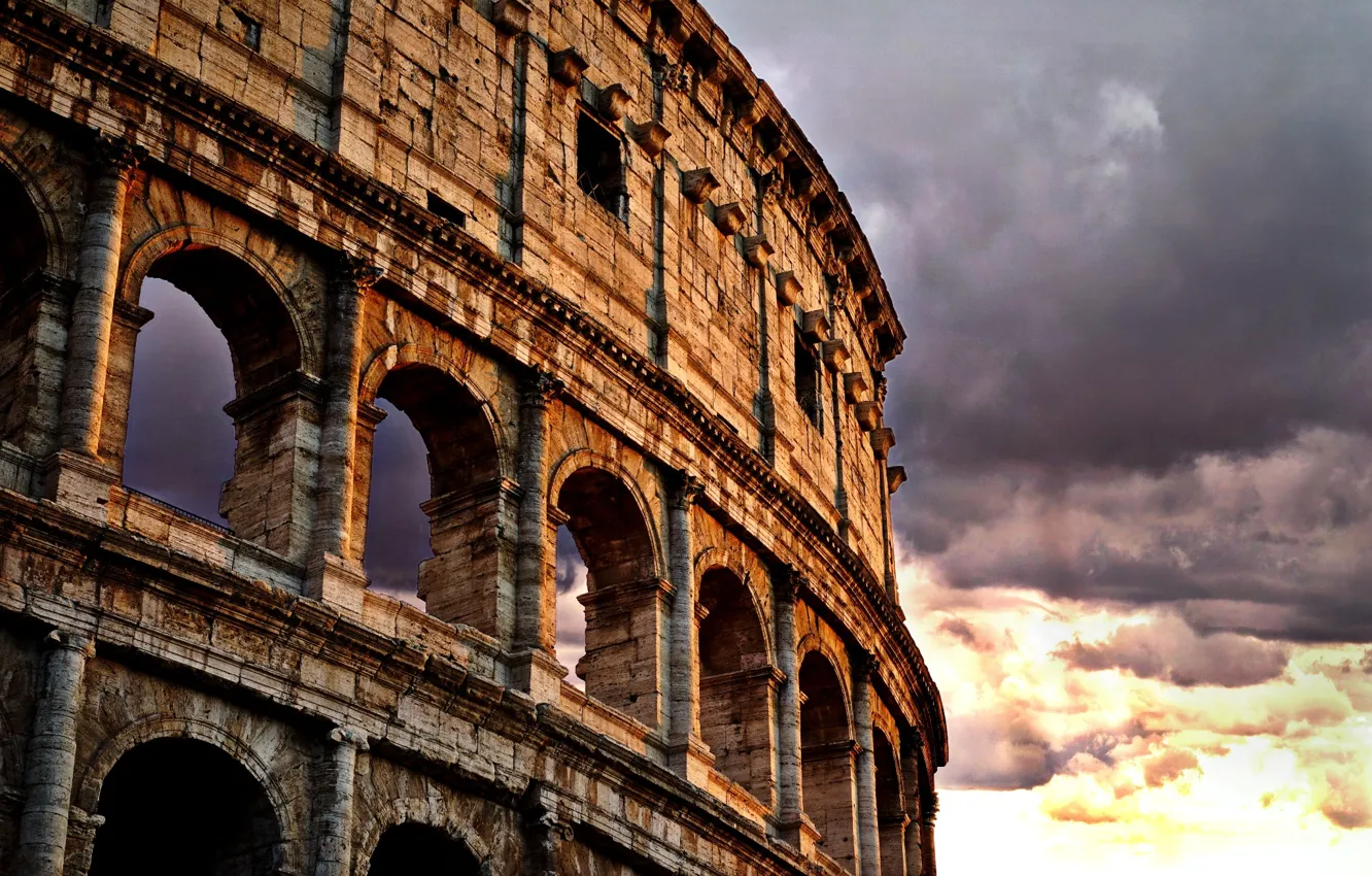 Photo wallpaper Rome, Colosseum, Italy, Colosseum