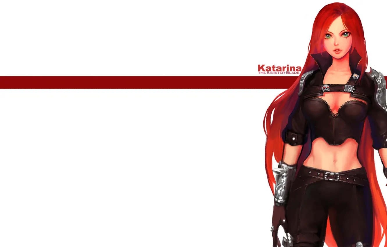 Photo wallpaper girl, sexy, League of Legends, Katarina, LoL