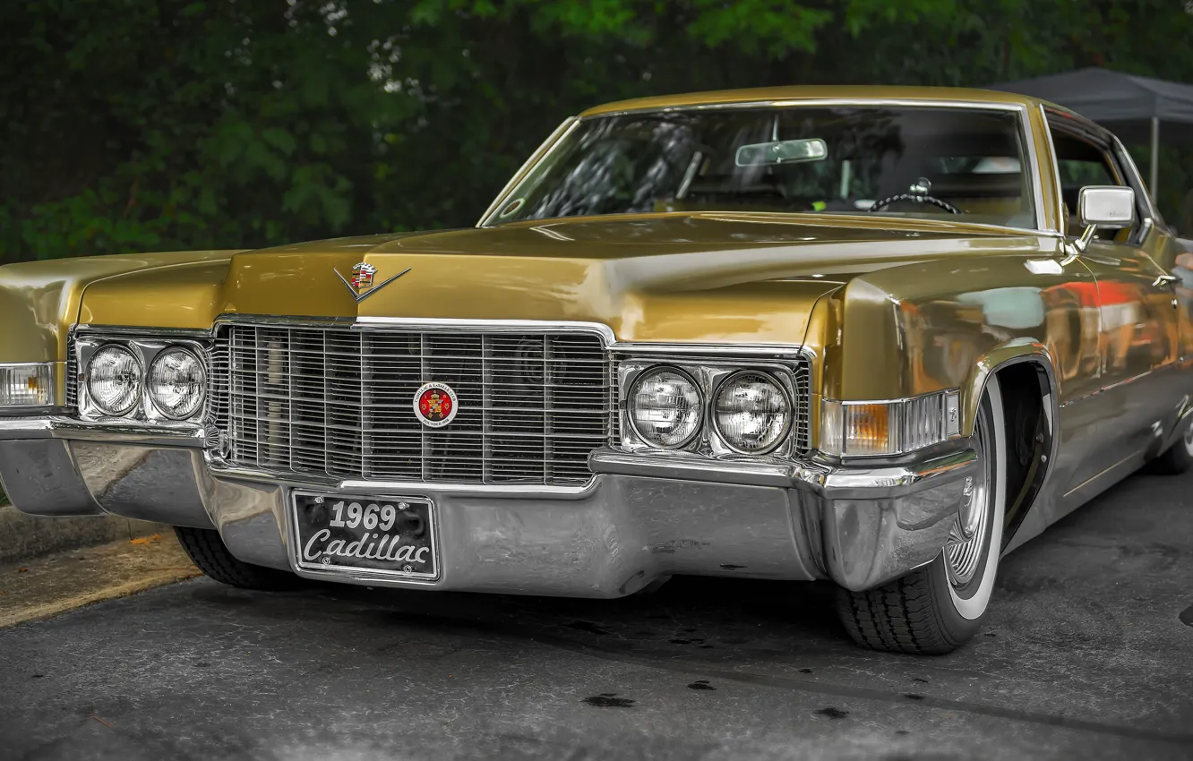 Photo wallpaper car, Eldorado, Cadillac Eldorado City Cup, 1969 Cadillac DeVille