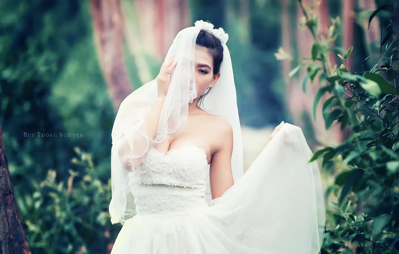 Photo wallpaper summer, girl, Asian