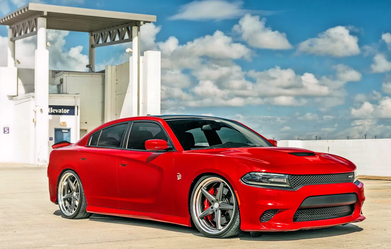 Photo wallpaper Dodge, Charger, Hellcat, Dodge Charger Hellcat