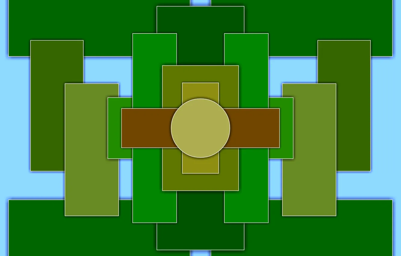 Photo wallpaper colored, figure, symmetry