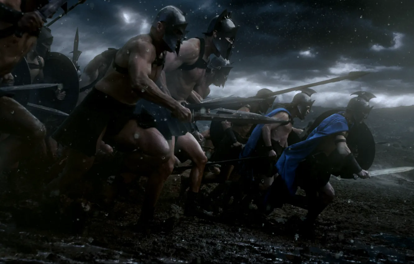 Photo wallpaper 300 Spartans, battle, warriors, 300, historical, Rise of an Empire, Rise of an Empire