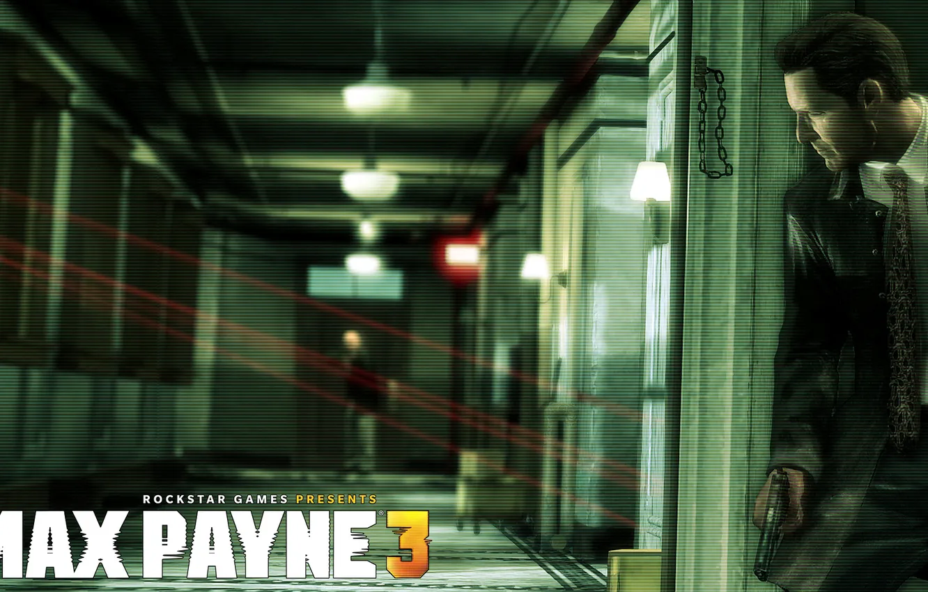 Photo wallpaper Weapons, Max Payne 3, Rockstar Games, Max