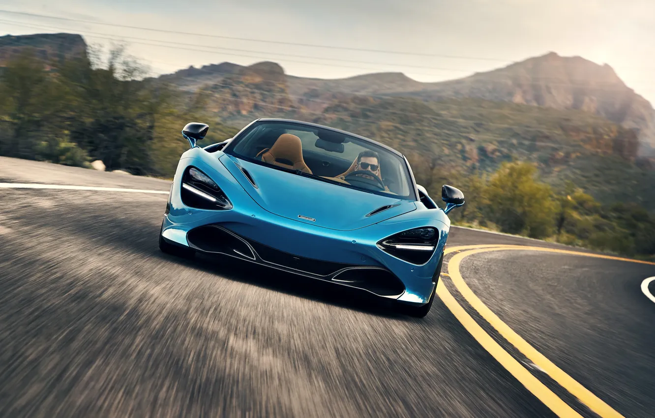 Photo wallpaper McLaren, supercar, Spider, 720S, 2019