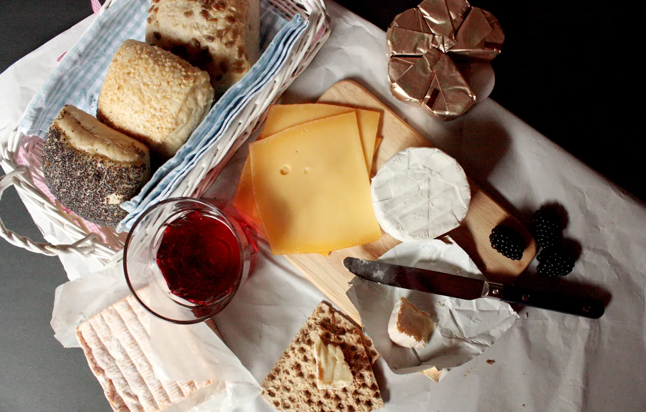 Photo wallpaper Cheese, Sweets, Breakfast, Cheese