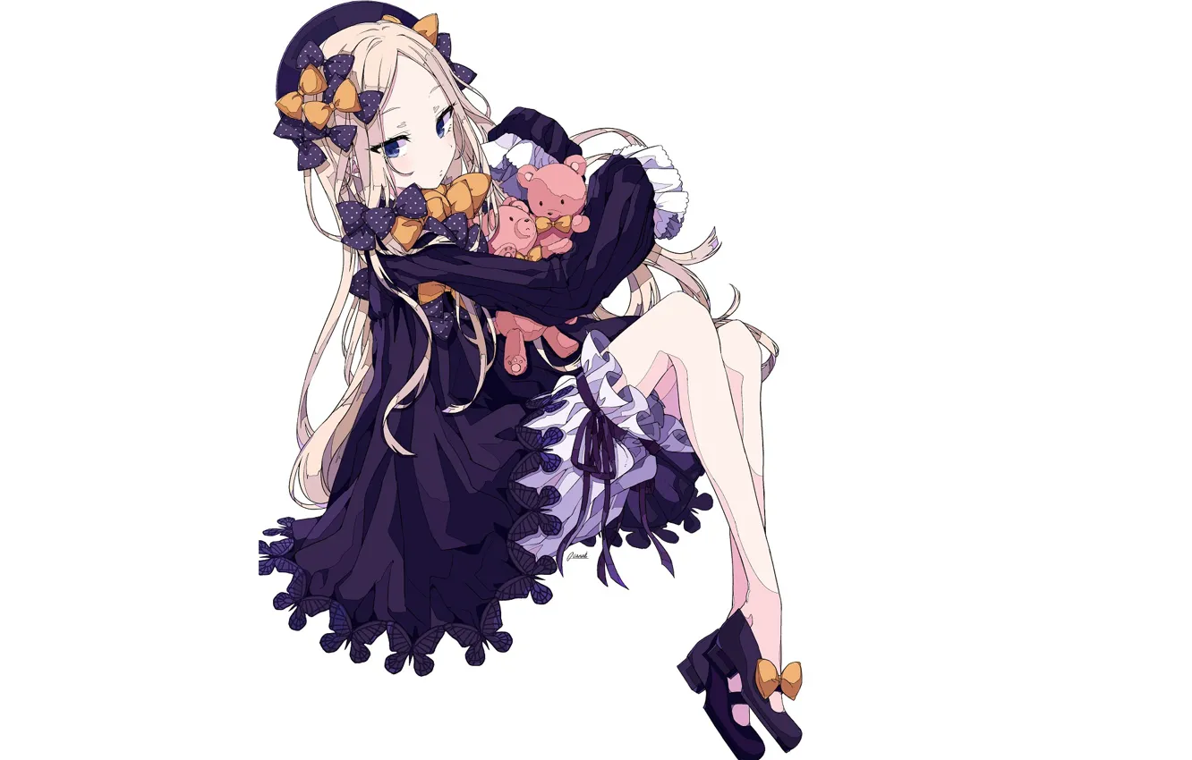 Photo wallpaper anime, art, girl, bow, Fate Grand Order, The destiny of a great campaign, Abigail Williams, …