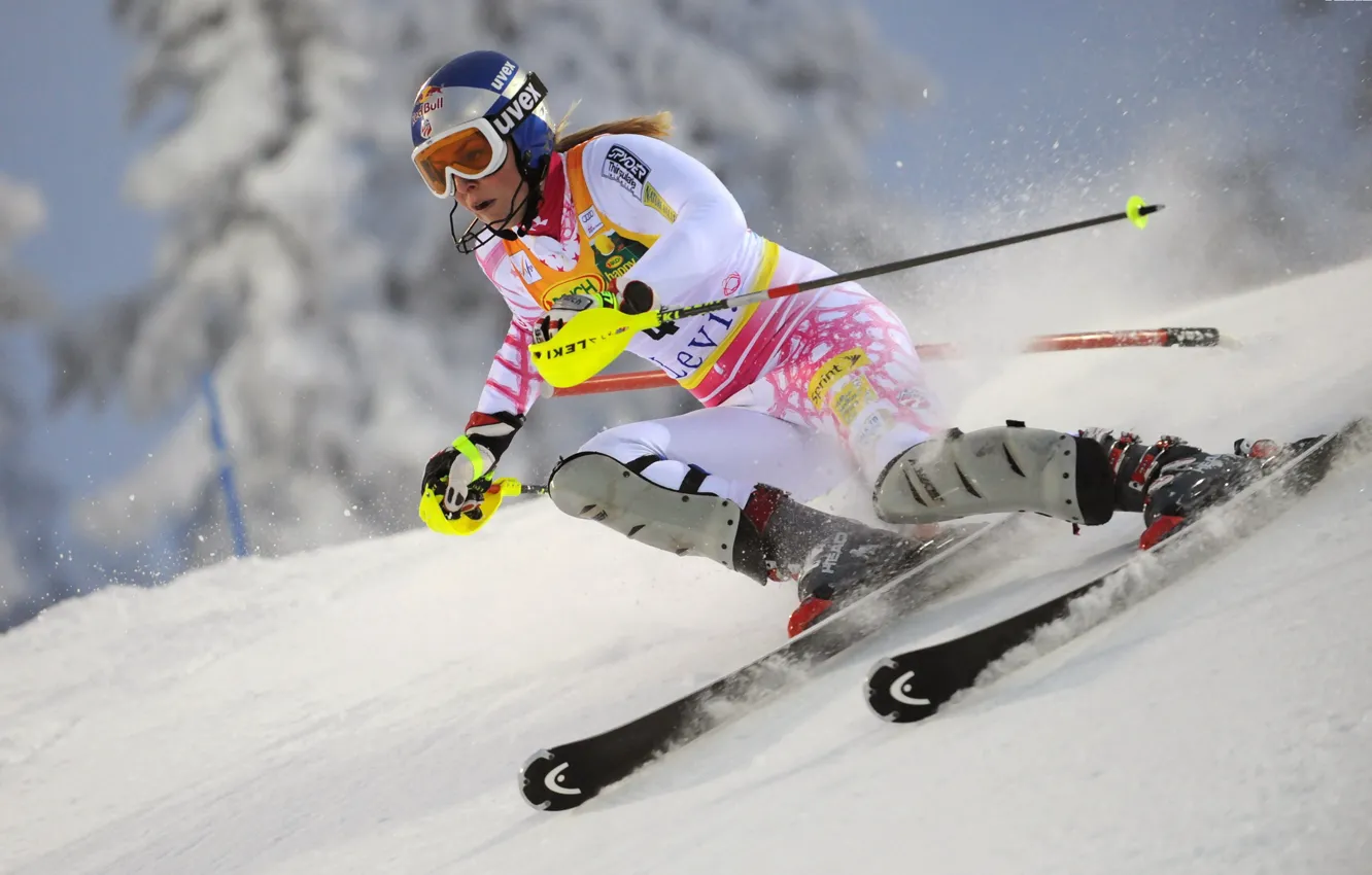 Photo wallpaper sport, skiing, lindsey vonn