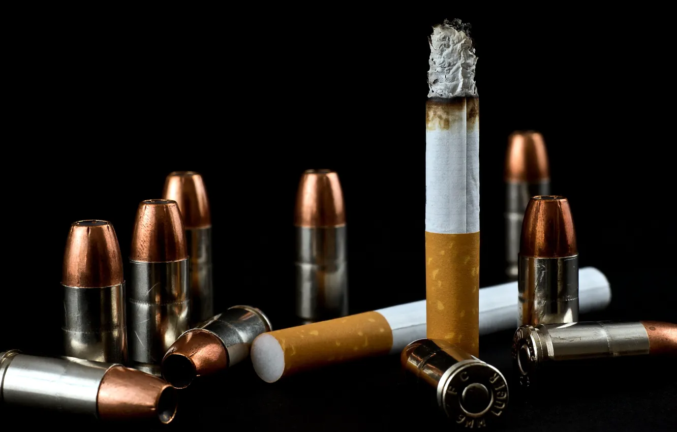 Photo wallpaper background, cigarette, cartridges