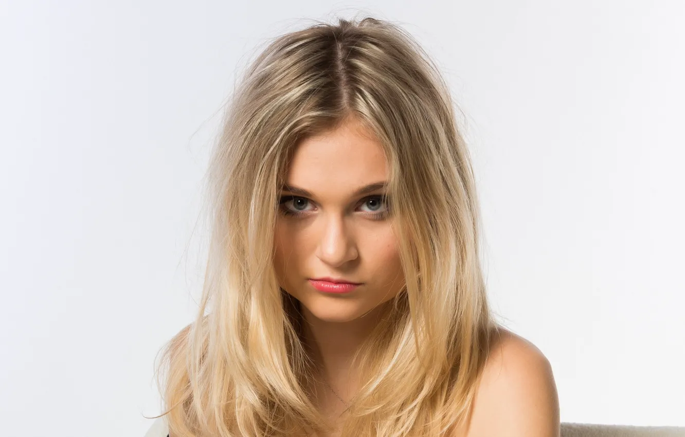 Photo wallpaper look, hair, portrait, Blondie, Alena