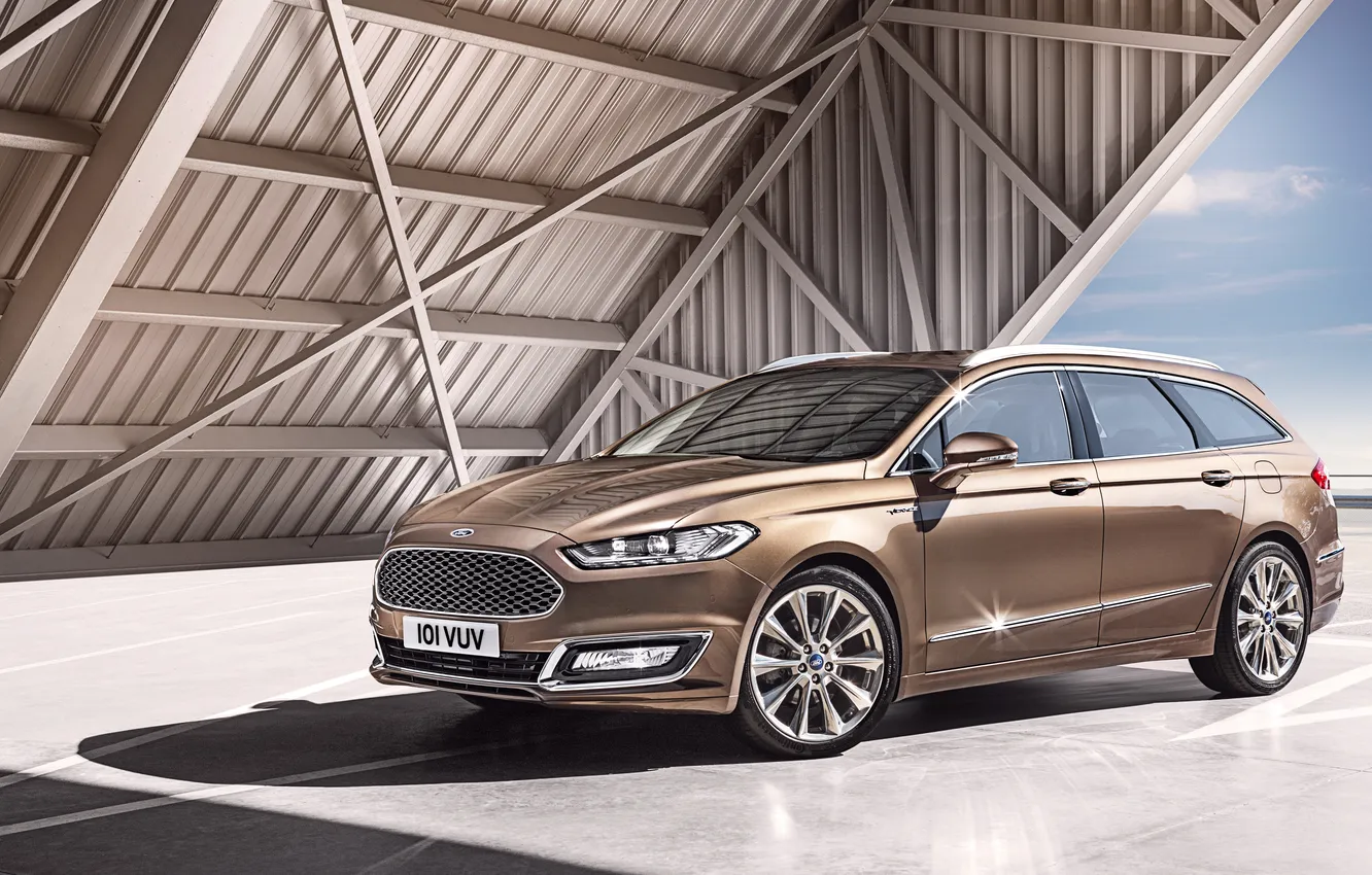 Photo wallpaper Ford, Ford, universal, Mondeo, Mondeo, 2015, Turnier, Vignale