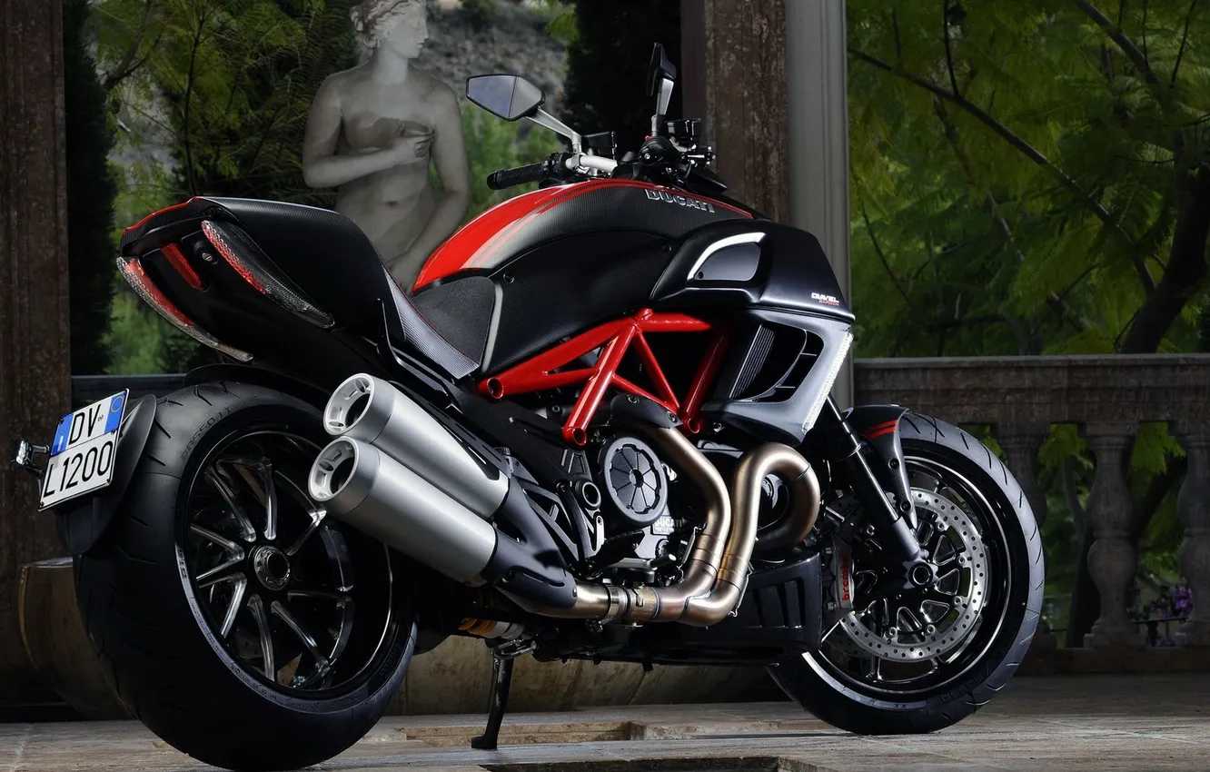 Photo wallpaper sport, speed, bike, Ducati