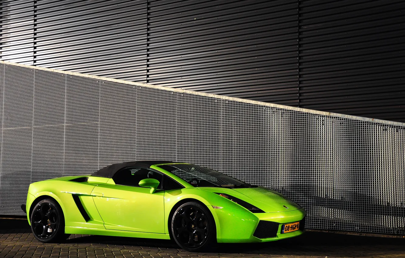 Photo wallpaper Lamborghini, Gallardo, Spyder, salad