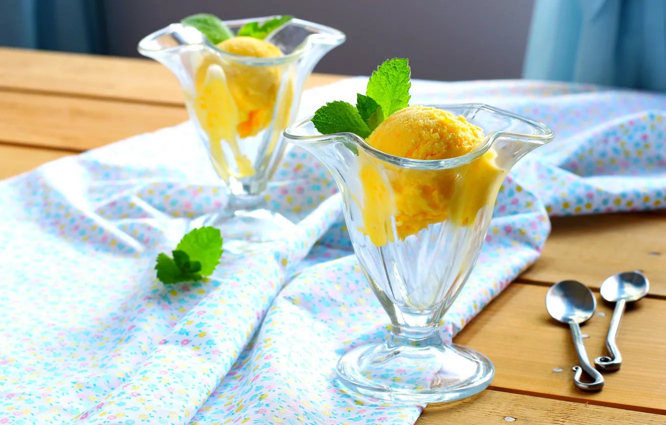 Photo wallpaper food, ice cream, sweets, dessert, food, sweet, dessert, ice cream