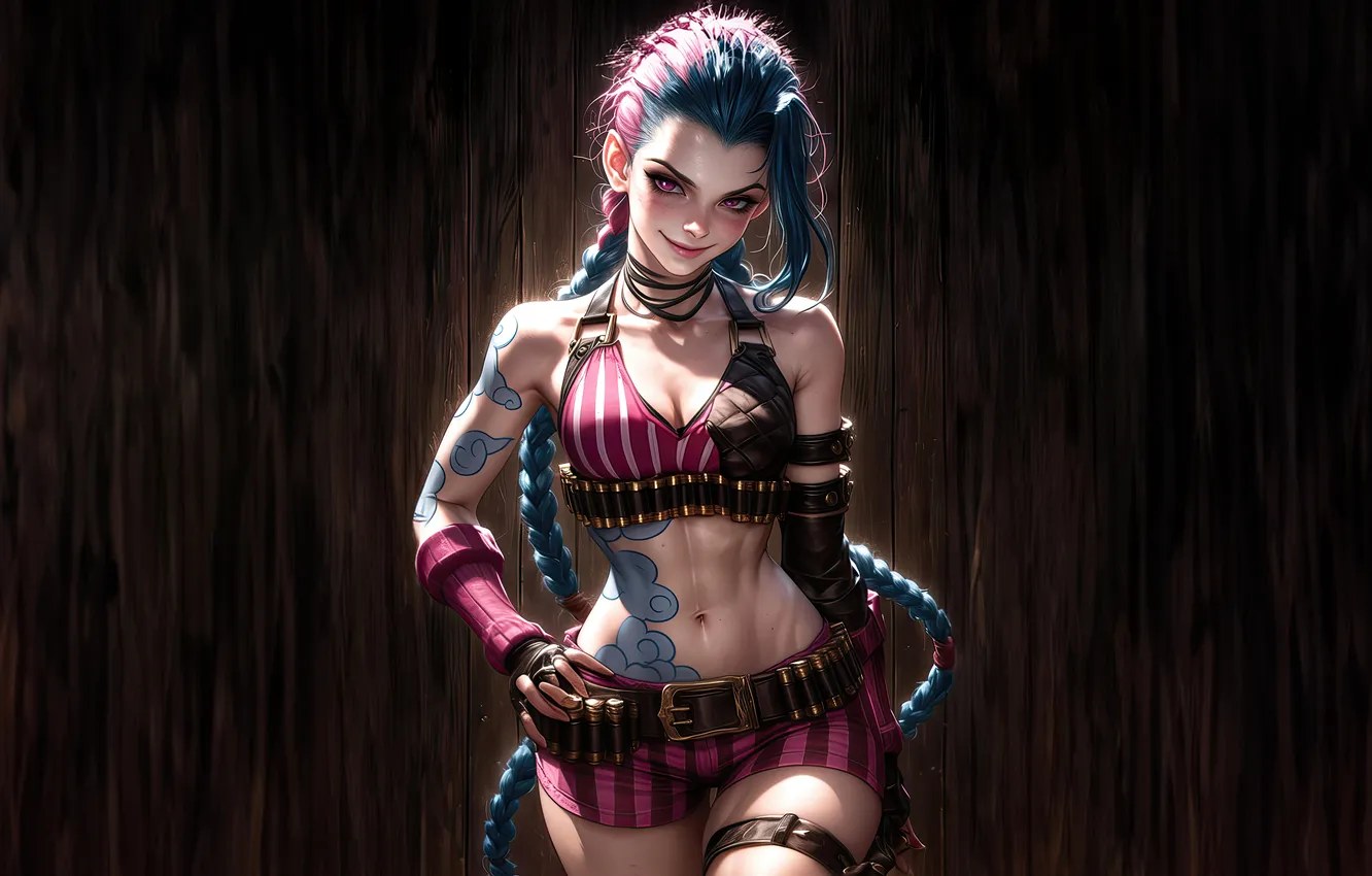 Photo wallpaper game, Jinx, adoptable